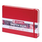 Talens Sketch book κόκκινο 80φυλ. 21x15εκ. 140 γρ.