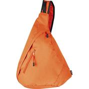 Τσάντα πλάτης χιαστί πορτοκαλί Υ50x26x16εκ.