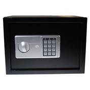 Χρηματοκιβώτιο με συνδυασμό & κλειδί  μαύρο Υ16,8x22,8x17εκ.